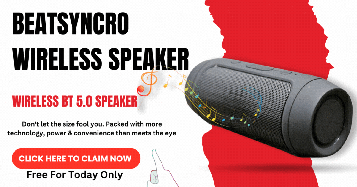 Total Tactical Elevate Your Listening Experience with the BeatSyncro Wireless Speaker Total Tactical Elevate Your Listening Experience with the BeatSyncro Wireless Speaker